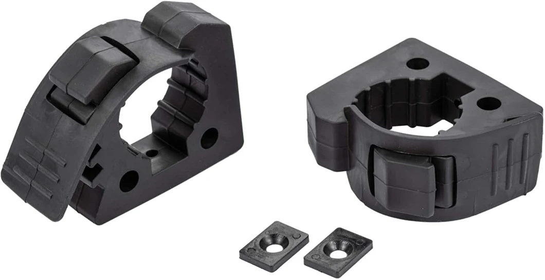 Rubber Clamp 1&quot;-2.25&quot; Mount Kit Car Accessories for Offroad 4X4 Parts