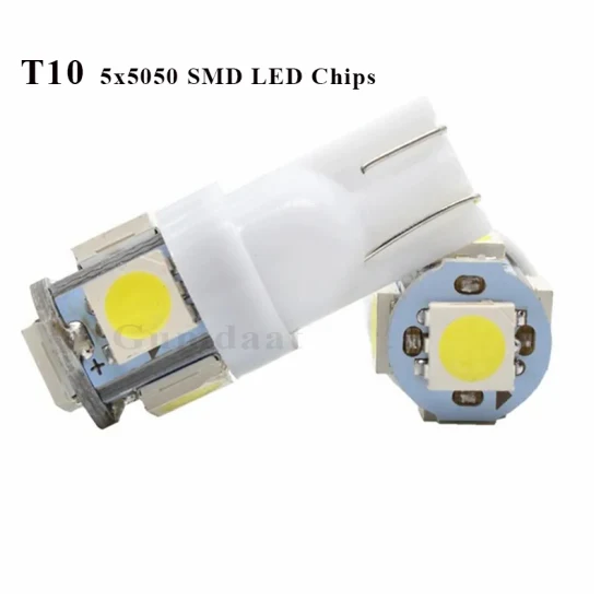 White T10 LED Bulb194 12V Car Interior Light Brake Signal Bulb