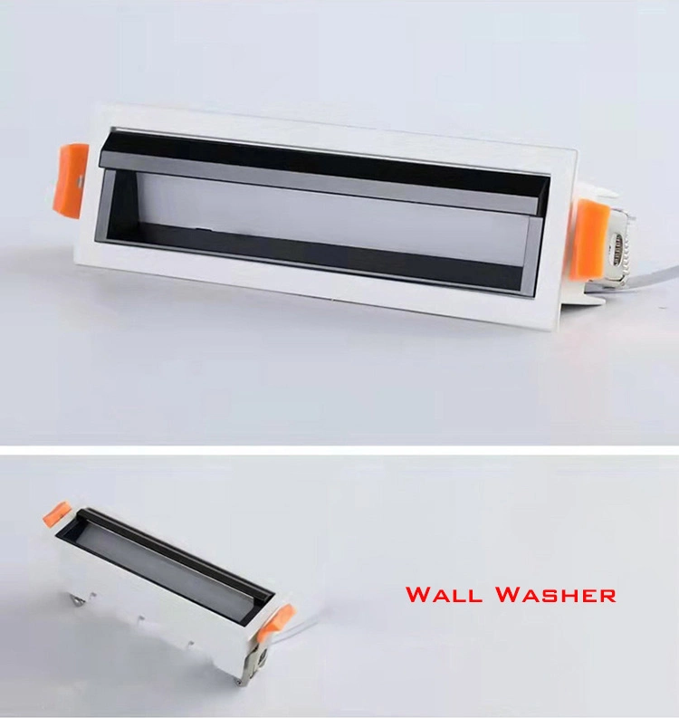 10W 20W 30W LED Linear Light Recessed Downlight for Interior Lamp Lighting