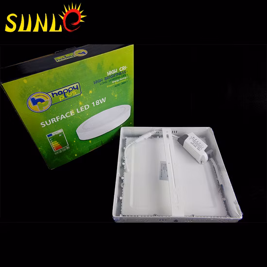 Modern Design LED Ceiling Panel Light Interior Fixtures LED Downlight High Quality 18W China Building LED Panel Light (FD-MZOO18) with ISO9001 CE RoHS