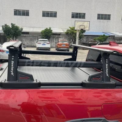 BESTWYLL Univers 4X4 Accessories Aluminum Car Rear Truck Bed for Rooftop Tent Aluminum Pick up Truck Ladder Rack for Great Wall