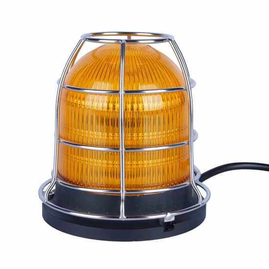 CE Certification R65 Emergency Vehicle Screw Magnetic Flashing Rotating LED Beacon Warning Light