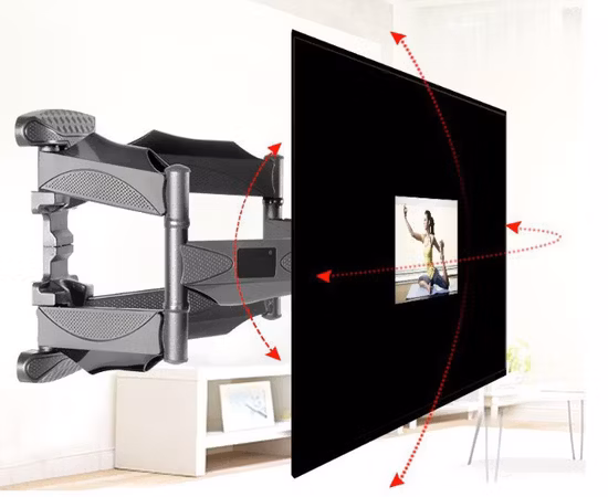 Universal Rotary Telescopic Wall Mounted TV Bracket 32-58 Inch
