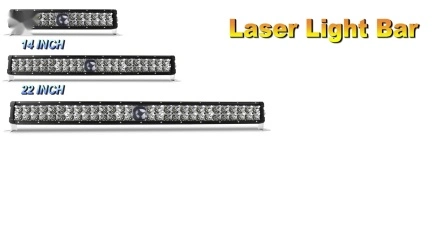 2000 Meters Long-Distance Lighting Super Bright 22inch Waterproof Rate IP68 LED 12 Volt Laser Driving Light Bar